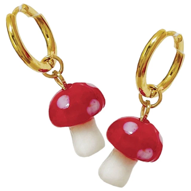Charm Fungo in Argento 925 - Simbolo di Magia e Fortuna