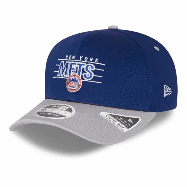 New Era Team Wordmark 9Fifty Snapback Stretch Cap ~ New York Mets