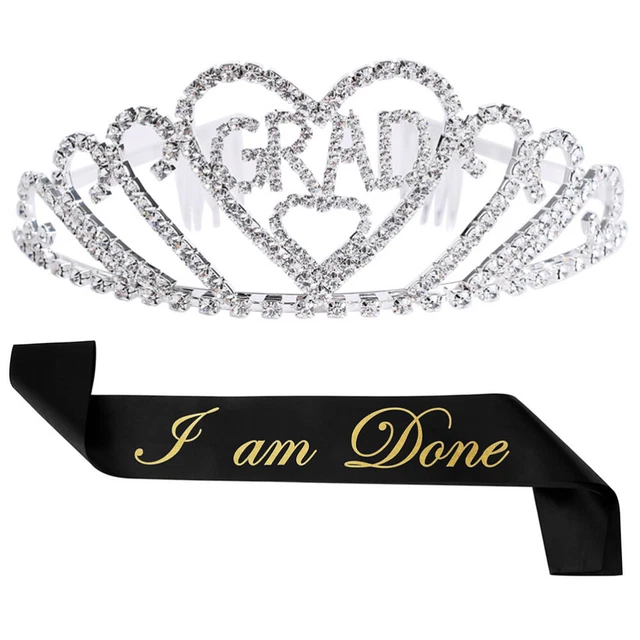 Costume festa di laurea cintura strass cristallo corona ballo
