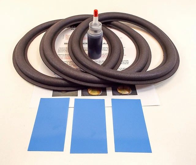 2 JL Kit Riparazione Surround Schiuma Audio Per 10W0, 10W1,10W6