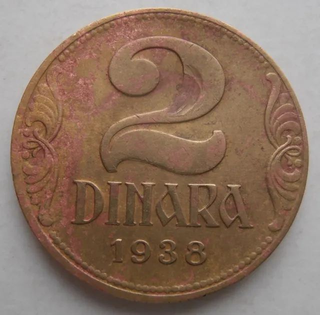 Yugoslavia 2 Dinar 1938