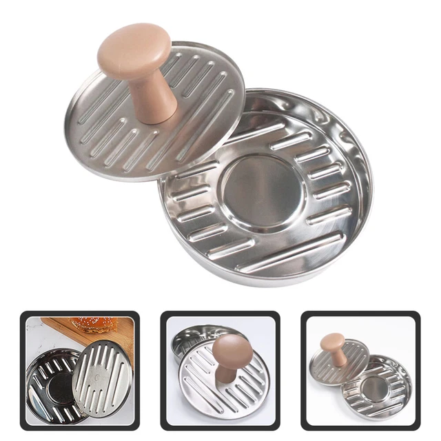 Prensa de hamburguesas de acero inoxidable redonda Burger Patty Form Burger Making Form