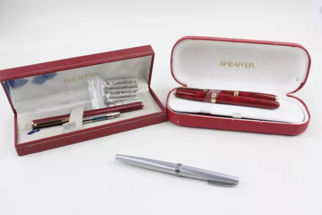 Sheaffer Fountain Pens Writing Inc Prelude Lady Boxed Etc x 4