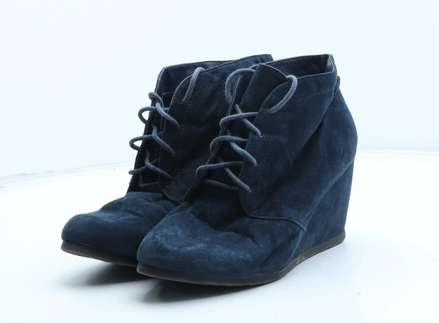 Sole Desire Womens Blue Synthetic Bootie Boot UK EU