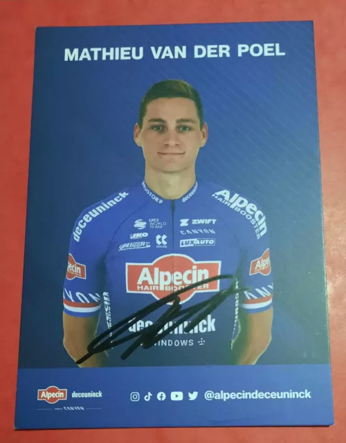 CYCLISME 1 cp signee M van der poel  team alpecin deceuninck  2023