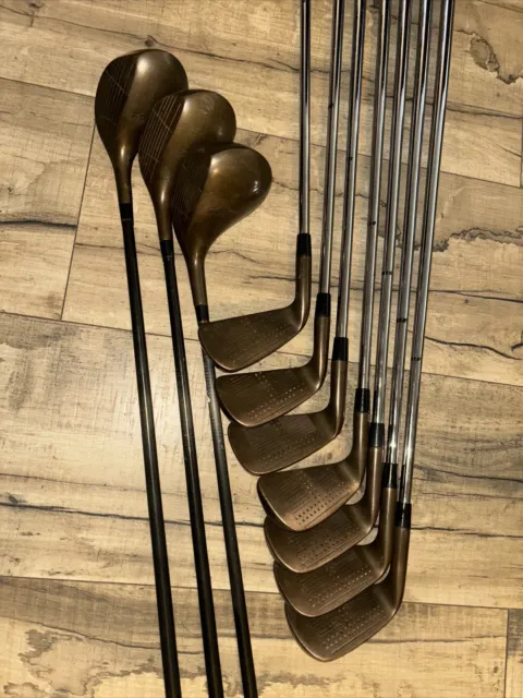 Tommy Armour 835 Beryllium Copper Golf Clubs Woods 1,3,5 & T-Line Irons 2, 5-10