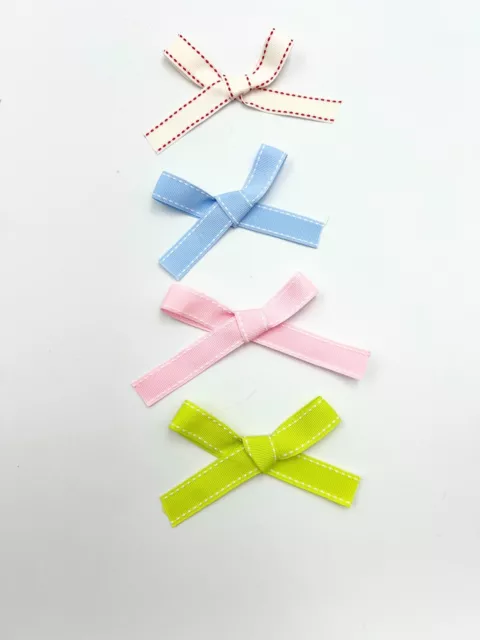 Grosgrain Ribbon with accent stitching  Wholesale  50yard rolls  Pastels