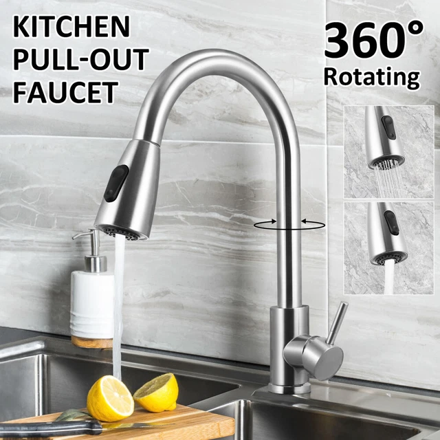 1 pieza Grifería de baño flexible multifuncional de acero inoxidable fácil instalación