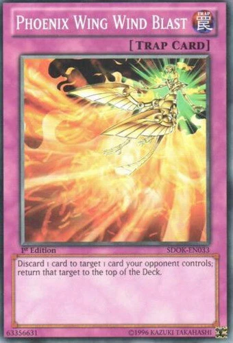 Phoenix Wing Wind Blast - SDOK-EN033 - Common - 1st Edition x1 - Lightly Played