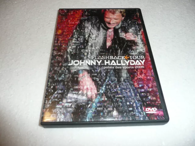 Dvd -   Johnny Hallyday Flashback Tour Palais Des Sports 2006  -  Dvd