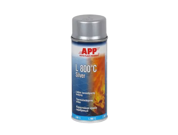 Thermolack, Rivestimento Scarico L800C, Resistente Al Calore Argento APP - 400ml