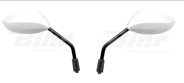 COPPIA SPECCHIETTI RETROVISORI Per Kl Brera 125 300 Manubrio Moto - Foto 4