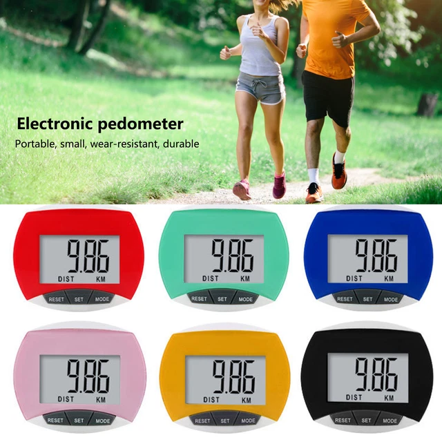 DIGITAL PEDOMETER CLEAR Screen Count Steps Electronic Large Screen