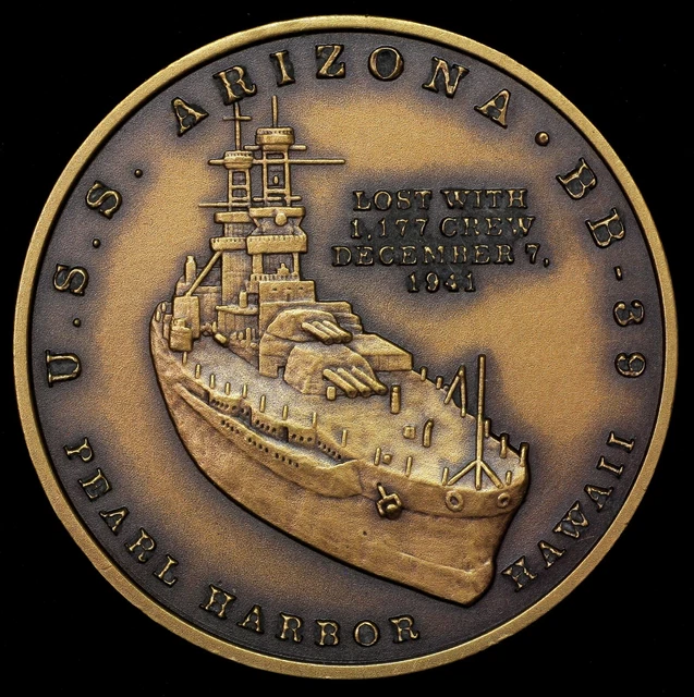 PEARL HARBOR 銀貨 65th anniversary 2006 Pearl Harbor Official 65th