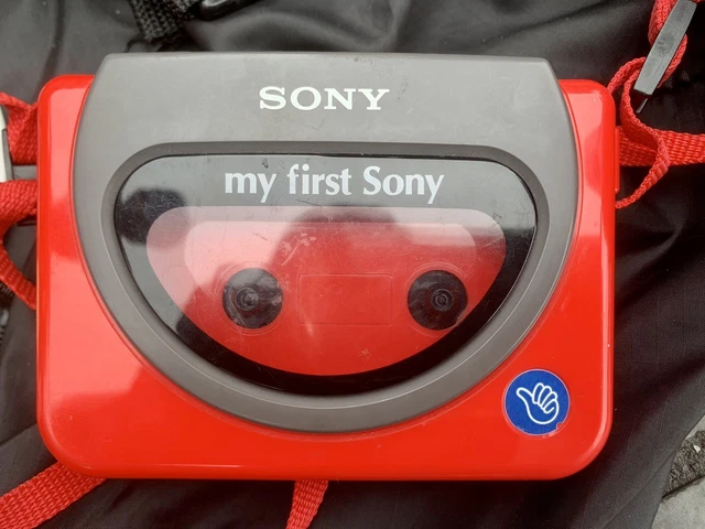 Lecteur Cassette Enfant Sony My First TPM-8000 - Vintage Rouge - Pour Pièces