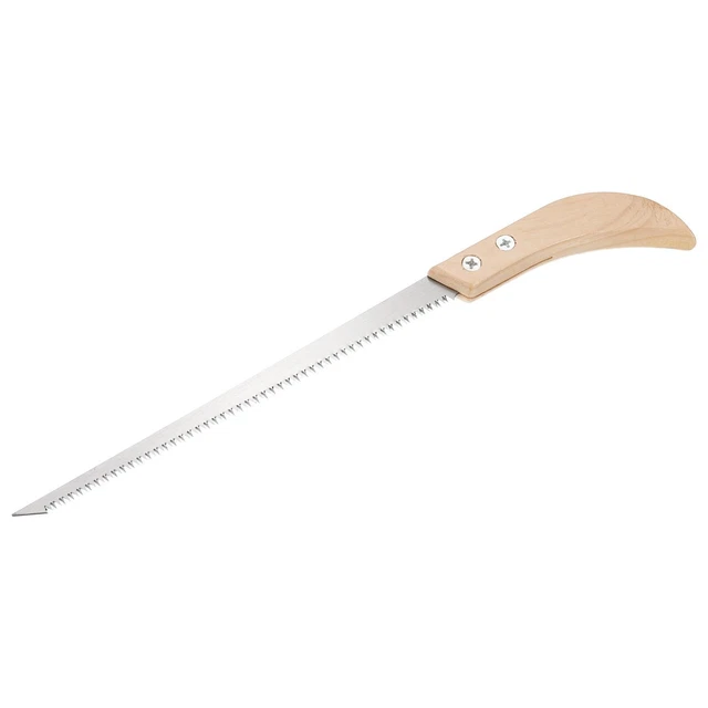 8.66" Hand Pruning Saw,Straight Blade Wood Handle Double-edge Tooth