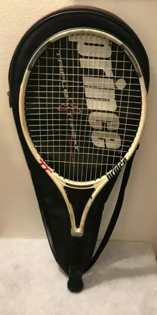 Prince triple threat warrior 4 1/4 oversize 107 tennis racquet New Strings