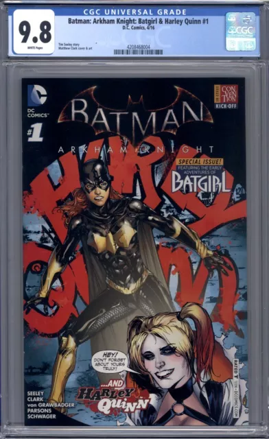 Batman: Arkham Knight: Batgirl & Harley Quinn #1  Convention Edition CGC 9.8