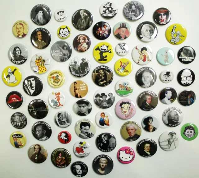 Personality Buttons Pins Badges 60+ DESIGNS Mix & Match Gifts