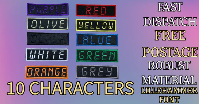 1x3.75 In Nametape Size, Custom Name Patch. Fits Operator Hats - Foto 6