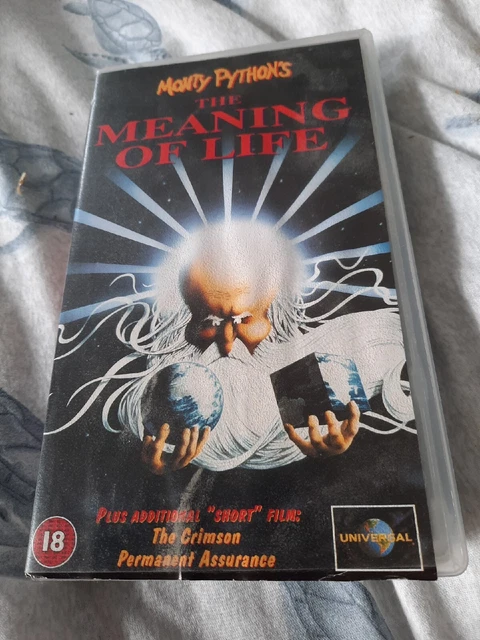 MONTY PYTHON'S THE Meaning of Life VHS Tape Plus A Short Film Cert 18 ...