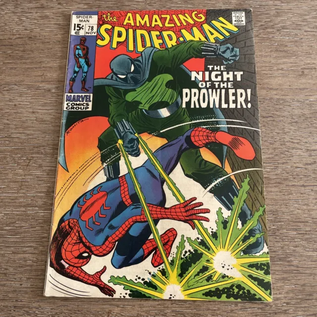 Amazing Spider-Man #78 Marvel 1969 1st Appearance & Origin Of The Prowler! KEY!