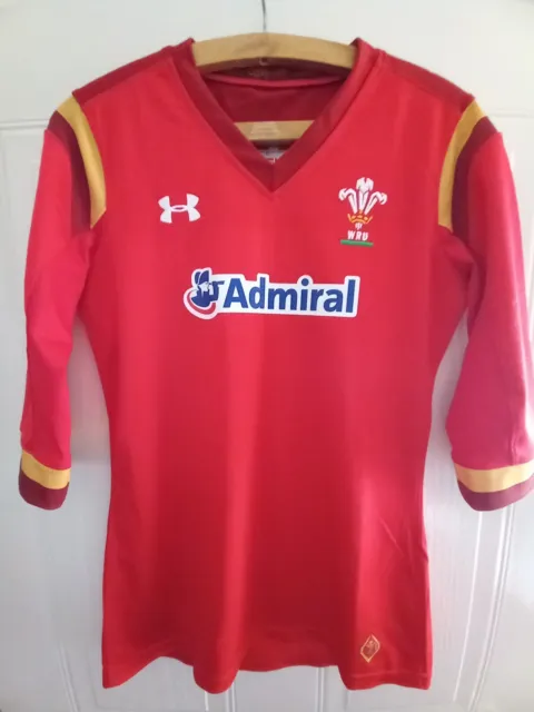 Wales Rugby Union Shirt Jersey Under Armour 2016 2017 Home Top Men Size Original