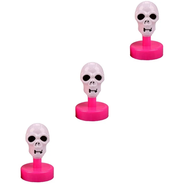 3pcs Halloween Skull Light orribile notte luce teschio forma regalo creativo