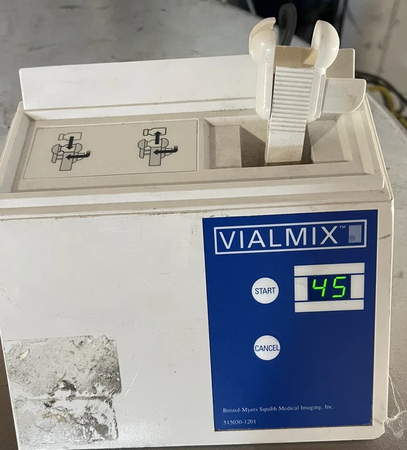 Bristol Myers Squibb Medical Imaging VialMix Vial Mixer Ref 515030-1201 ~ 29758