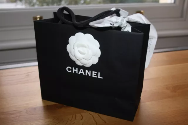 GENUINE EMPTY CHANEL Small Bag Ribbon Camellia Flower Shopping Packaging  £10.00 - PicClick UK