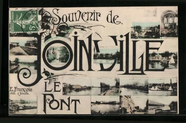 CPA Joinville-le-Pont, verschiedene Stadtansichten 1908