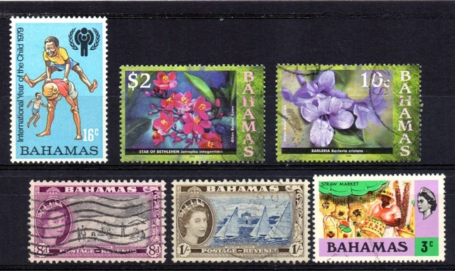 Bahamas timbres oblitérés lot 01