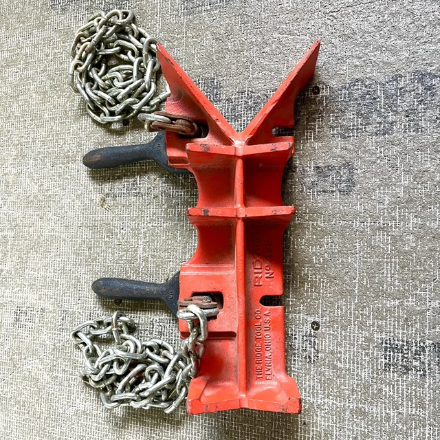 Ridgid No. 463 Pipe Welding Chain Clamp Vise Fixture