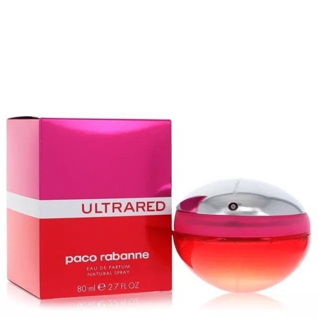 ULTRARED 2.7 OZ Eau De Parfum Spray by Paco Rabanne NEW Box for Women ...