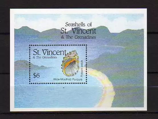 16109) ST. VINCENT & the Grenadines 1993 MNH** S/S Shells