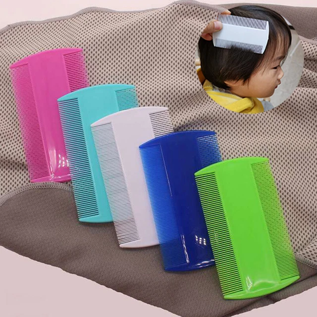 Comb Kids Head Lice Detection Pastel Nit Comb Double Sided Flea Pet Pastel Nit