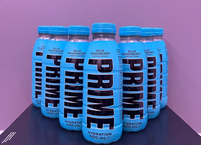 PRIME HYDRATION ENERGY Drink BLUE RASPBERRY 500ml KSI/Logan Paul UNOPEN ...