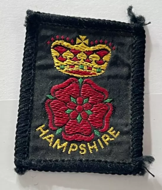 Hampshire Army Cadets Cloth Badge patch 5 x 3.5 cm's