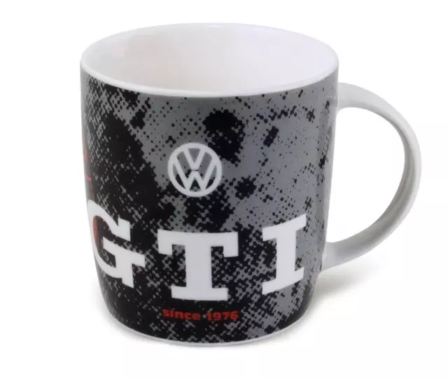 + VOLKSWAGEN VW GTI Kaffeetasse 370ml in Geschenkbox - 1976 schwarz