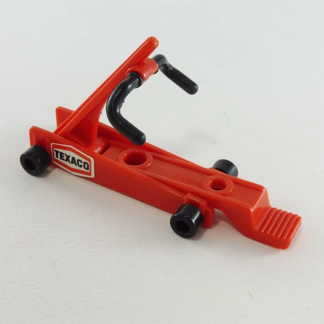 13868 Playmobil Cric Lève Voiture Rouge Vintage 3520 3439 3524 3147