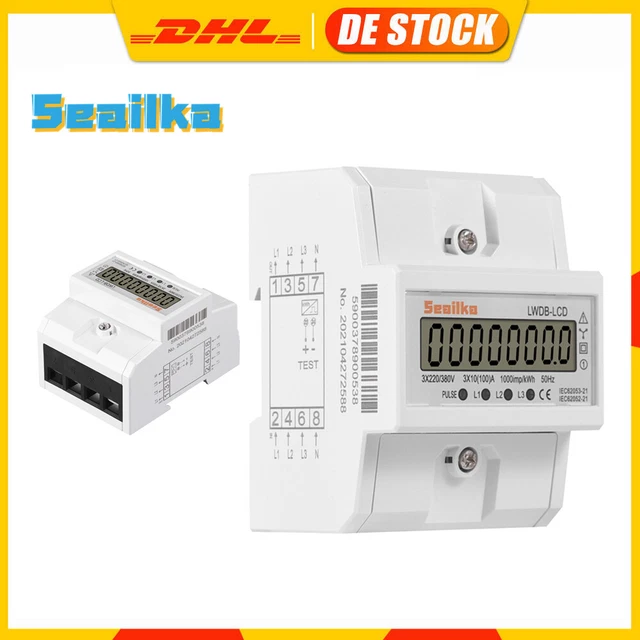 CONTATORE DI CORRENTE Contatore Di Energia Display A Cristalli Liquidi - Foto 7