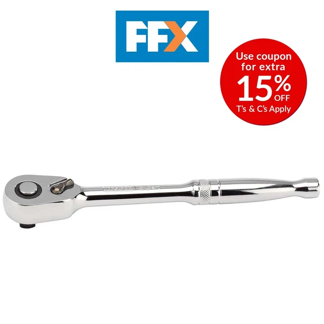 Draper 26506 3/8in Sq Dr 72 Tooth Reversible Ratchet