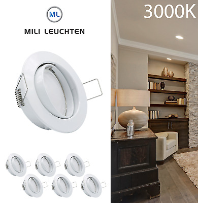 sostituibili LED Modulo GER MiLi 6er Set Incasso 400lm cromo opaco incl 