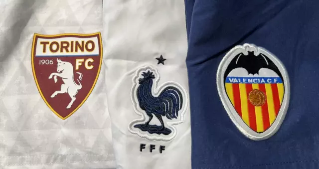 Torino Valencia & France - Football  Shorts X 3 - (2Xl) - Bnwt