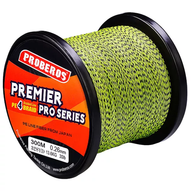 300M 4 STRANDS Braided Fishing Line Super Strong PE Line