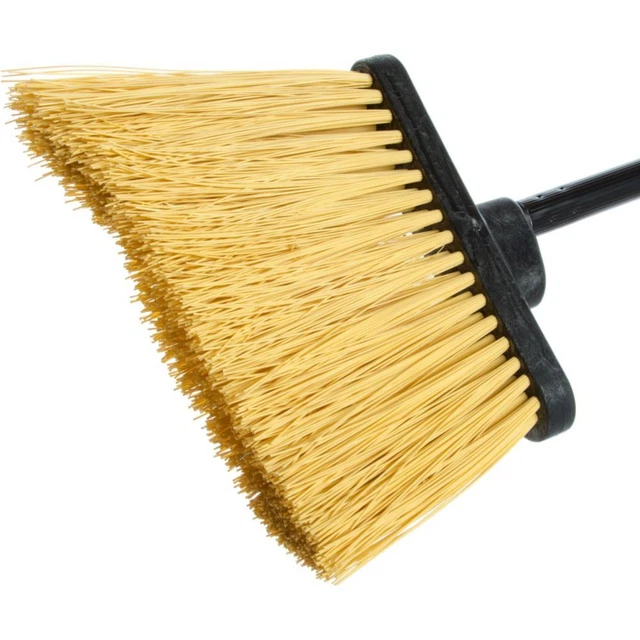 Carlisle 3688500 Duo-Sweep 56" Black Medium Duty Angle Broom