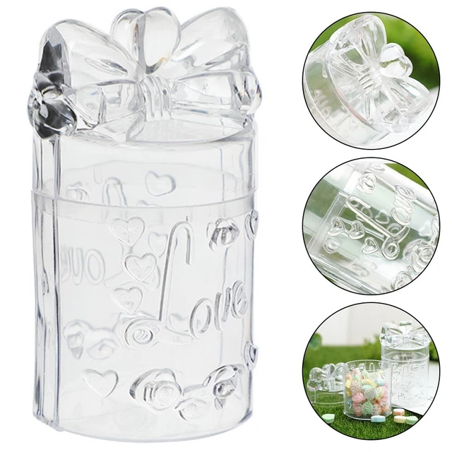 Boîte De Rangement Plastique Transparente Forme De Bonbon – MEGAFETE
