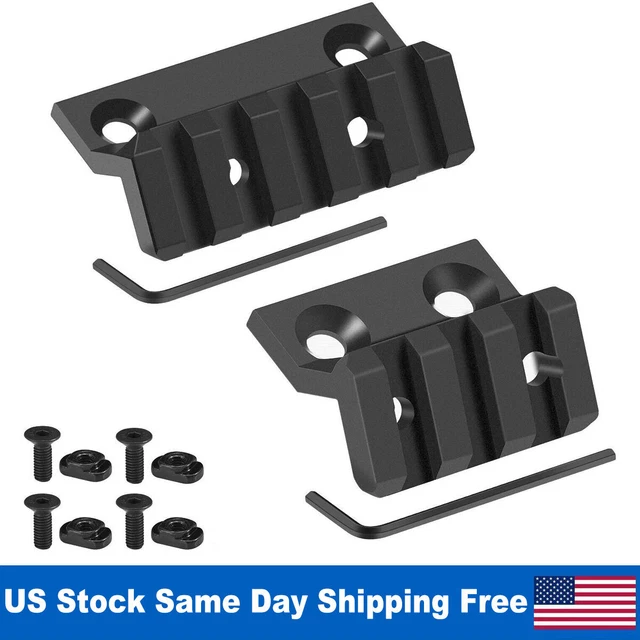 MLOK OFFSET LIGHT Base Mlok Optics Scope Mount Offset Picatinny Rail