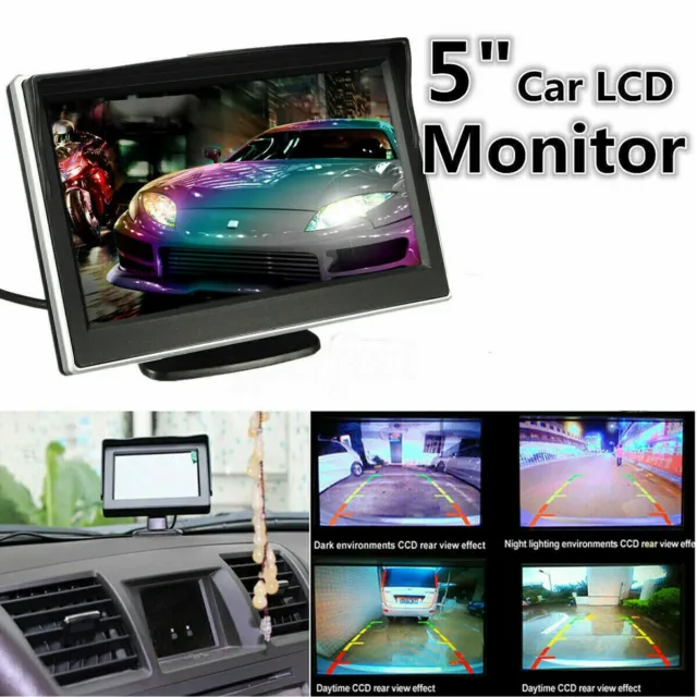 Alta Qualità Monitor 5" retrovisore LCD Telecamera Auto Retrocamera telecamera