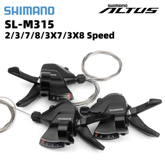 SHIMANO ALTUS SL M315 Schalthebel 2/3/7/8/21/24 Gangauslöser Rapidfire ...